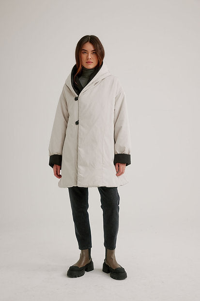 Reversible Quilted Trench K5581R-332 - Nikki Jones