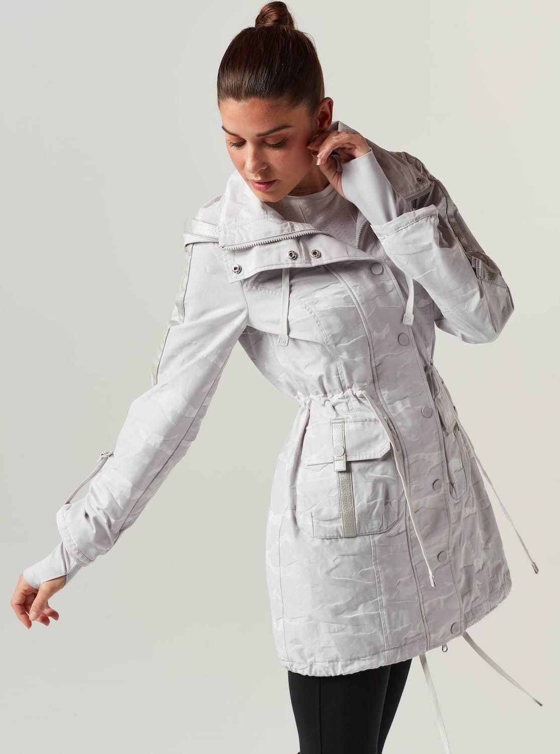 Camo Anorak - Blanc Noir