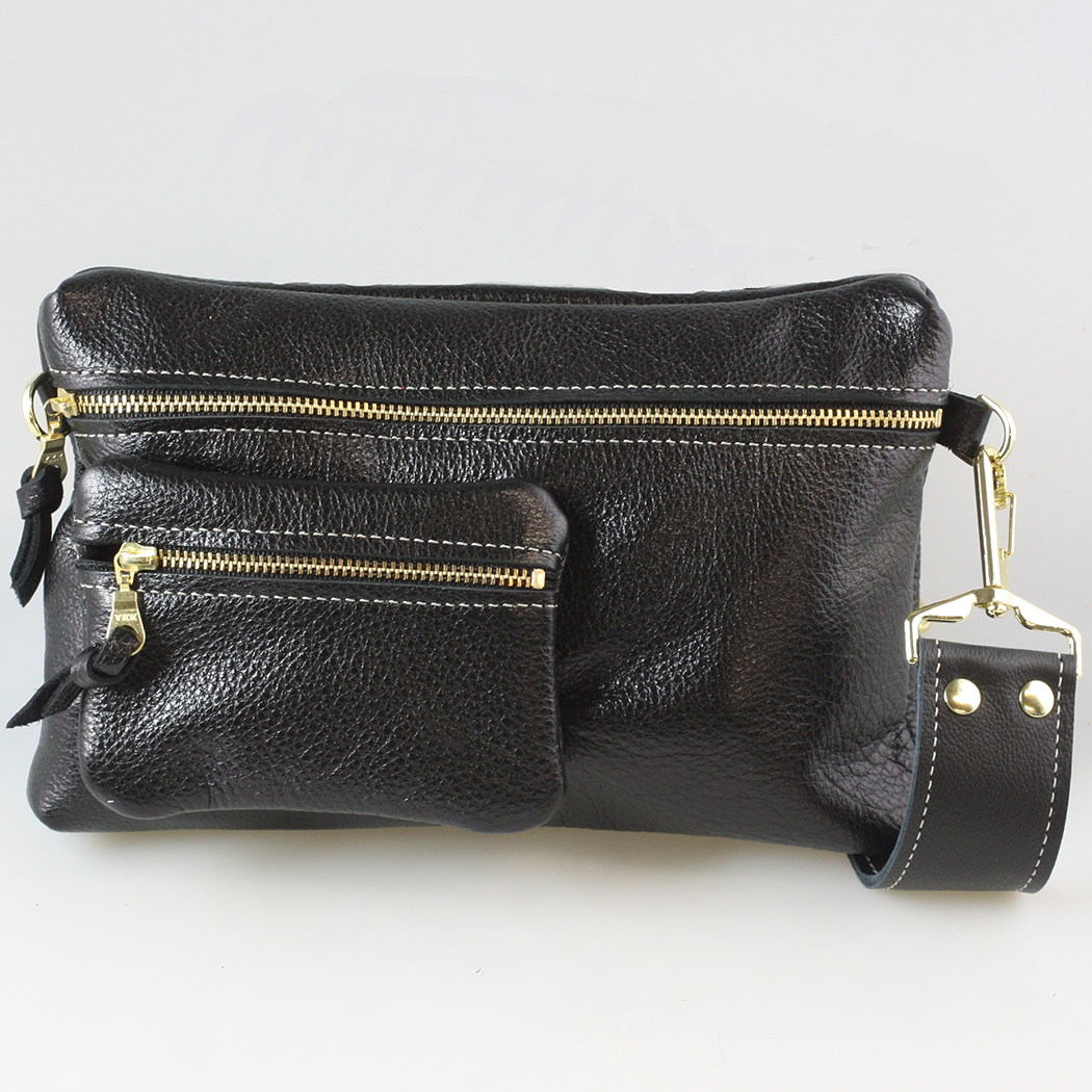 The BARI Hipbag / Crossbody / Sling: Silver