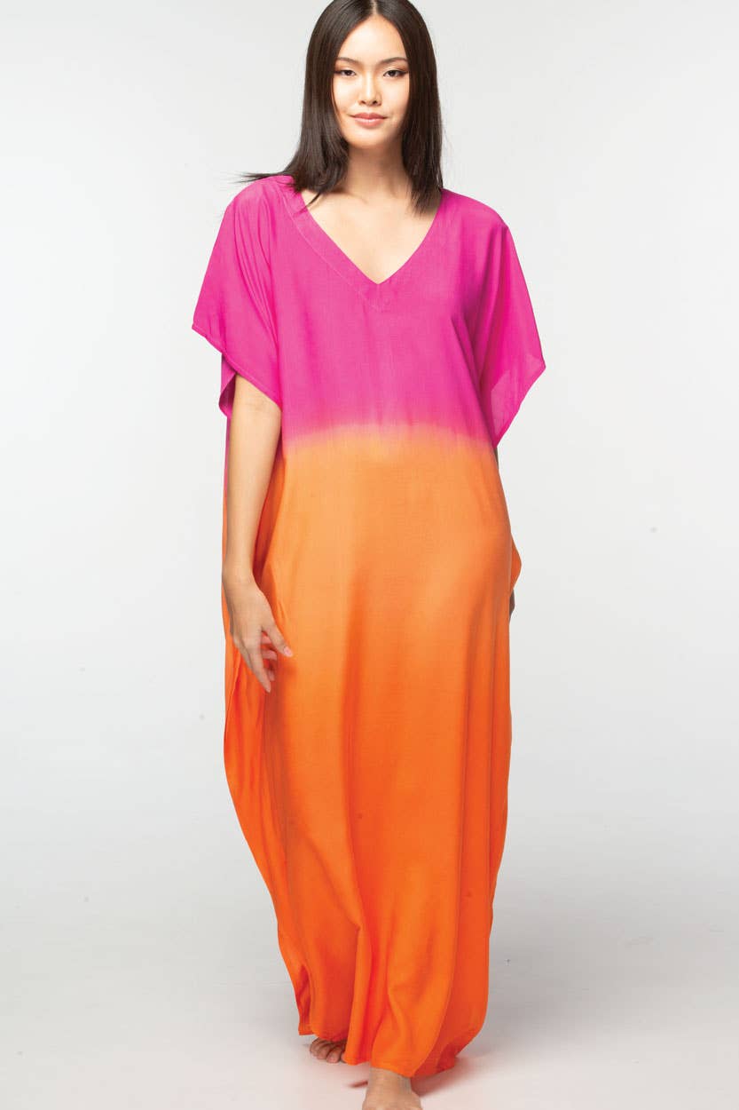 Ombre Cupro Caftans - Sevya Handmade