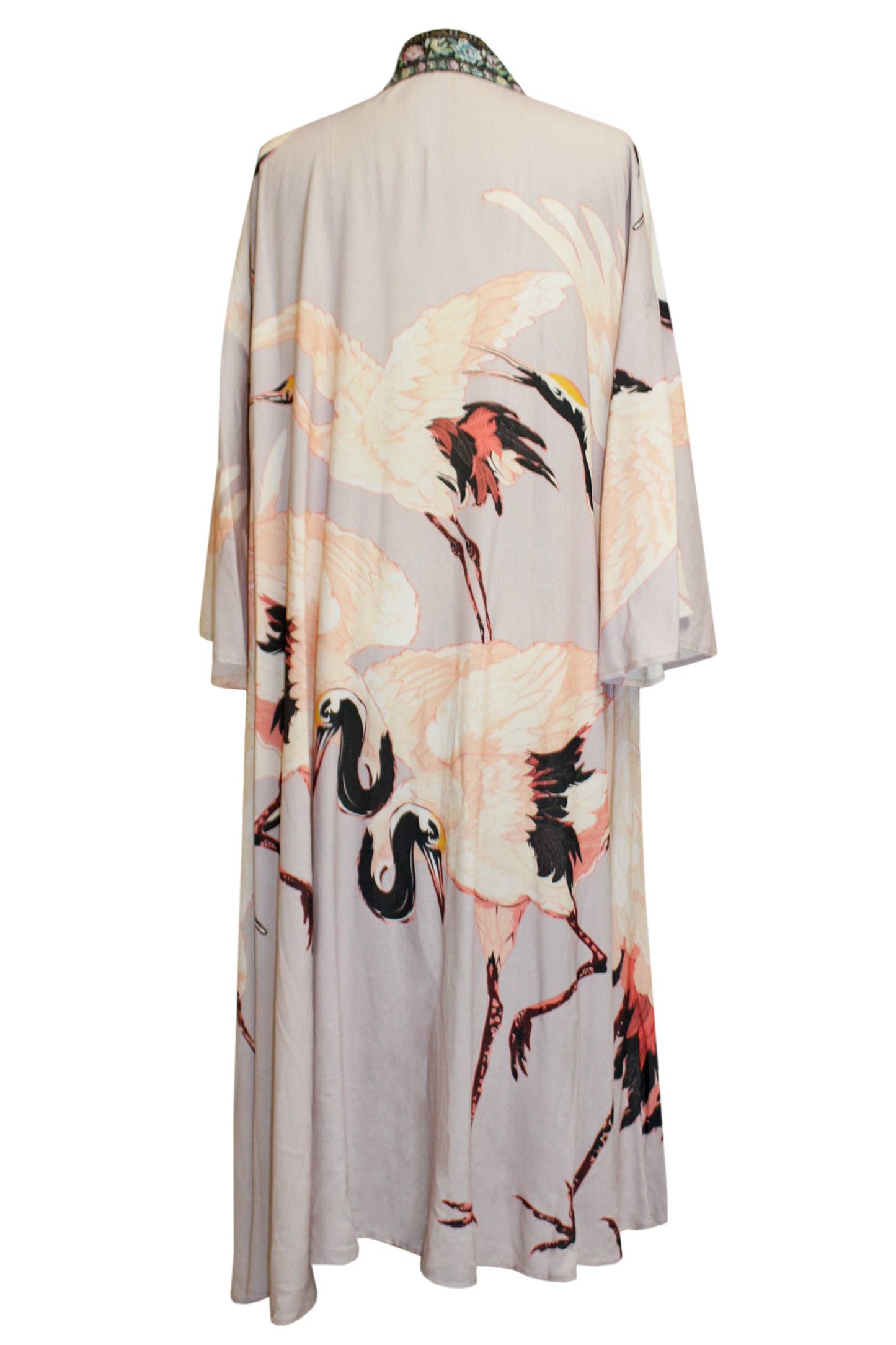 Story of the Crane Kimono: Slate / One Size