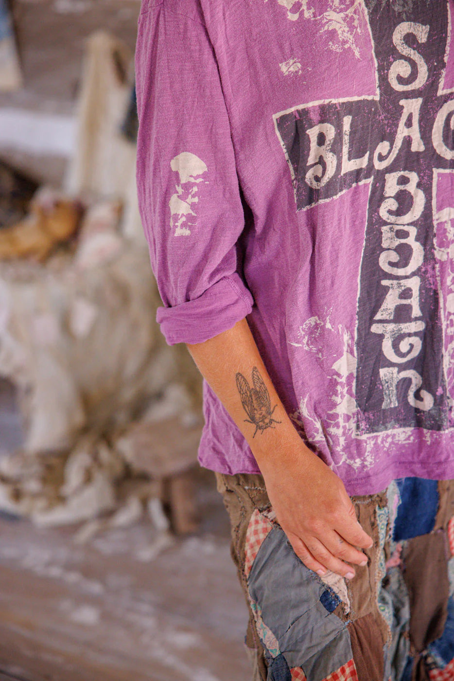 Black Sabbath Trust Viggo Tee 2214 - Magnolia Pearl