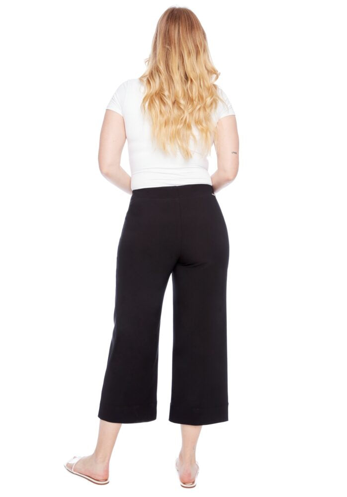 Elizabeth Solid Amalfi Wide Leg Cropped Pant 256010TM - I Love Tyler Madison
