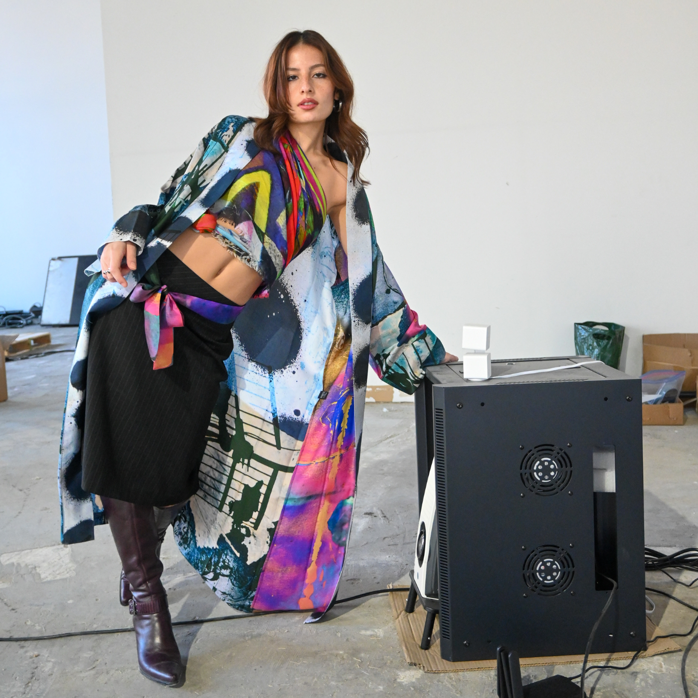 Long Kimono Connect the Dots - Isabelle Gougenheim