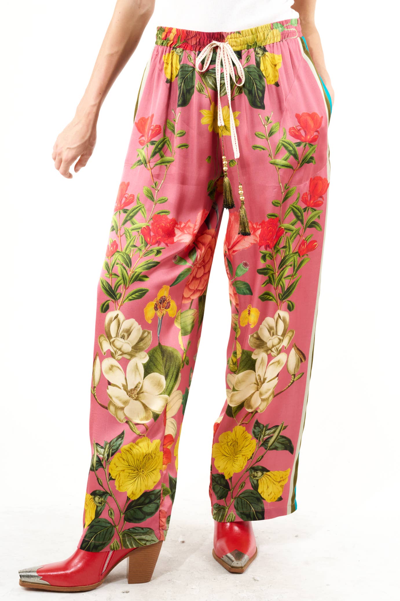 My Valentine Pants: Dusty Rose Floral / S