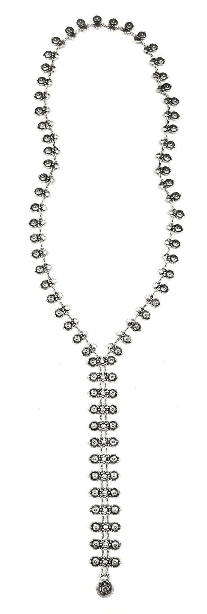 Handmade Lost Pewter Necklace - SLVR1088