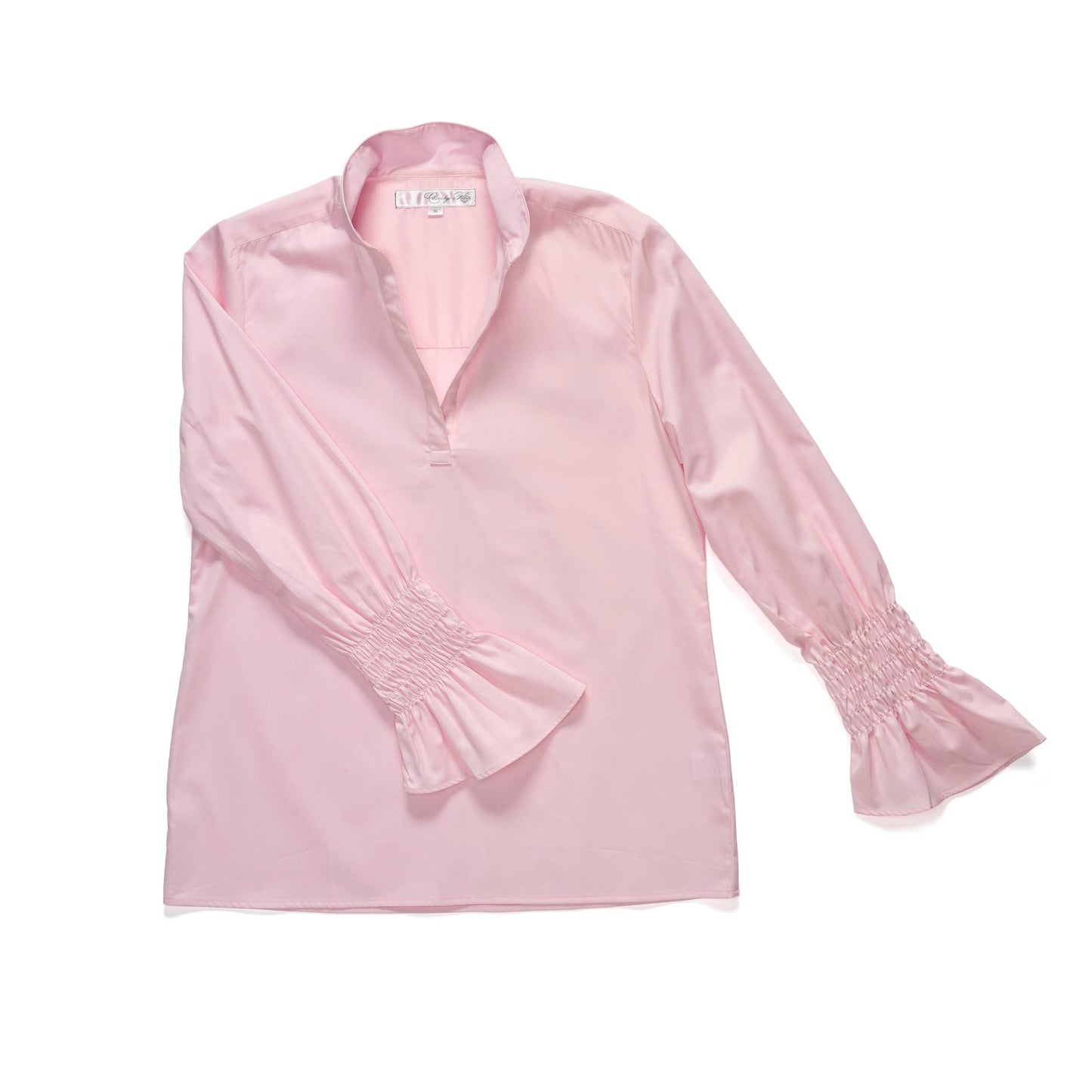 The Smocked Tunic in Ballerina Pink: Ballerina Pink / XS