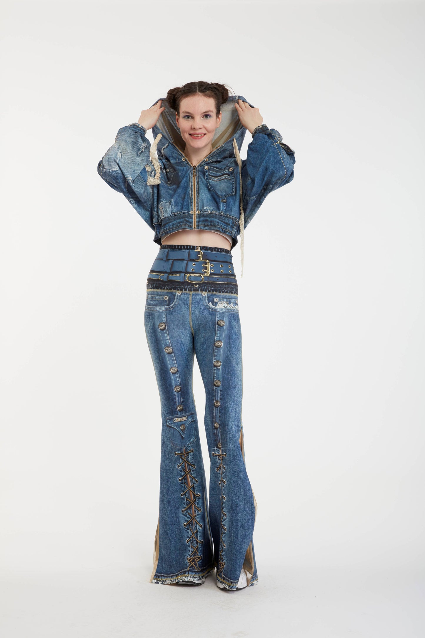 Hoody Puff - Basics_Classic: Classic Denim Blue / L/XL