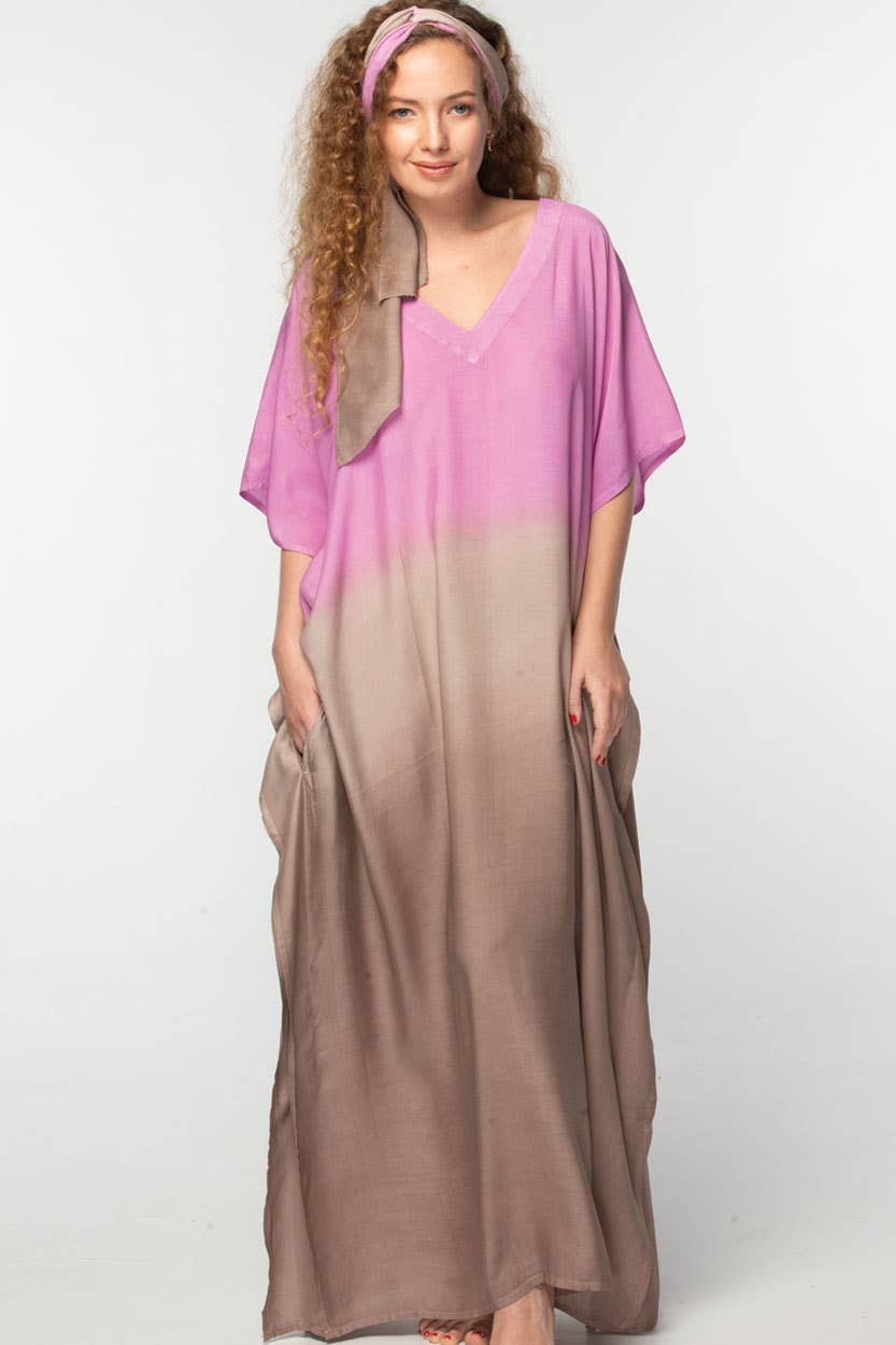 Ombre Cupro Caftans - Sevya Handmade