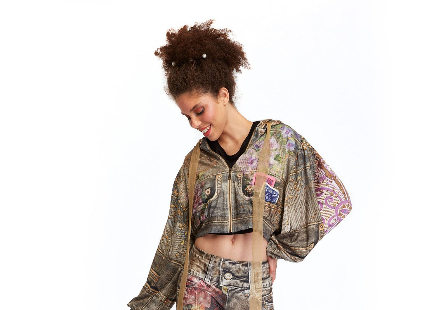 Hoodie Puff - Fortune In Flowerland: L/XL