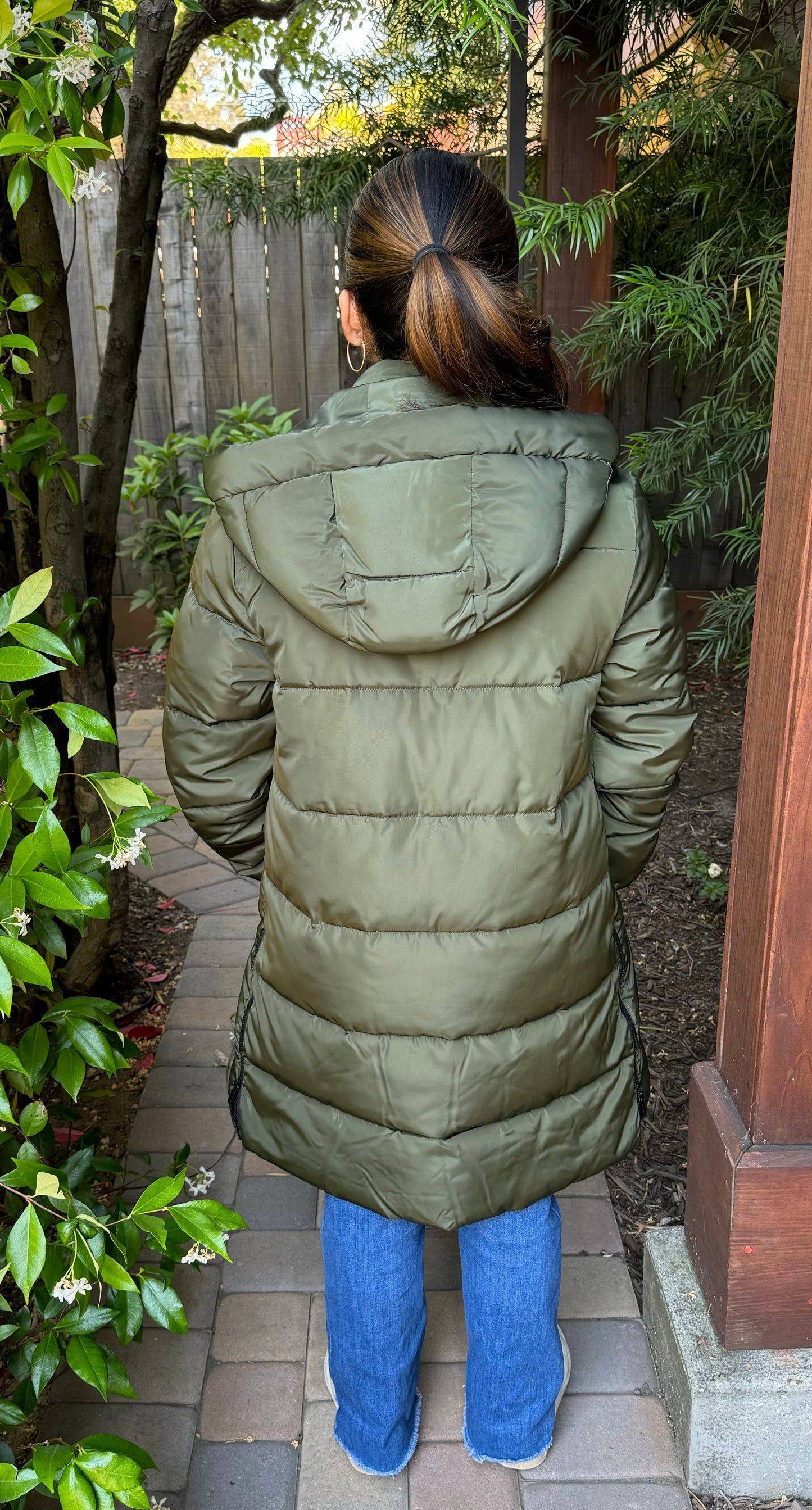 Quilted Zip Front Coat E1308RK-242 - C•RO Denmark