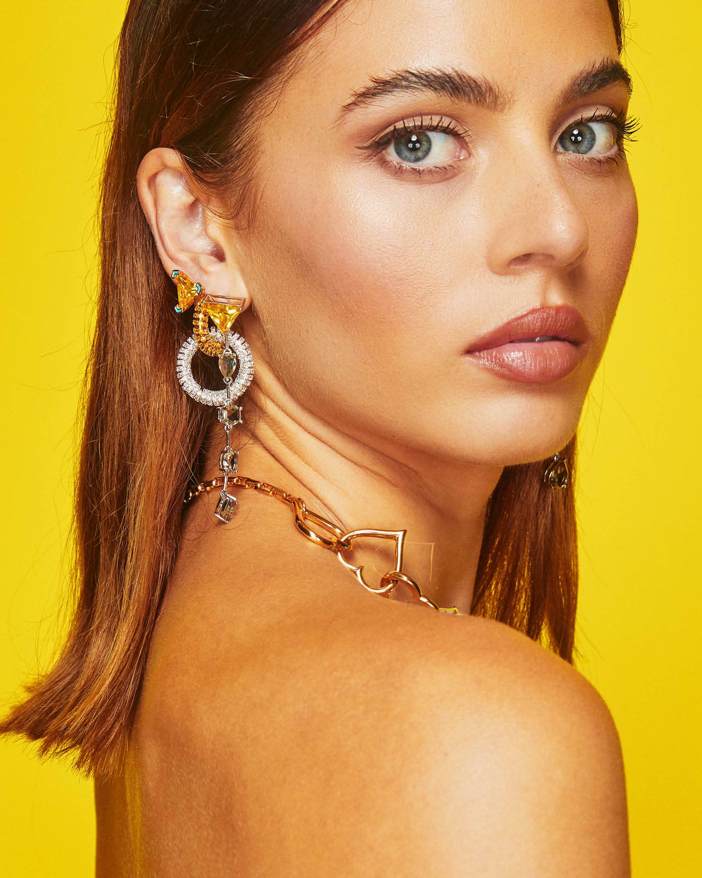 OWN IT STUDS: YELLOW/OCEAN