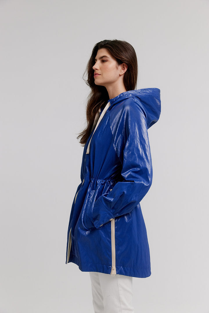 Hooded Anorak Jacket K5677R-335 - Nikki Jones