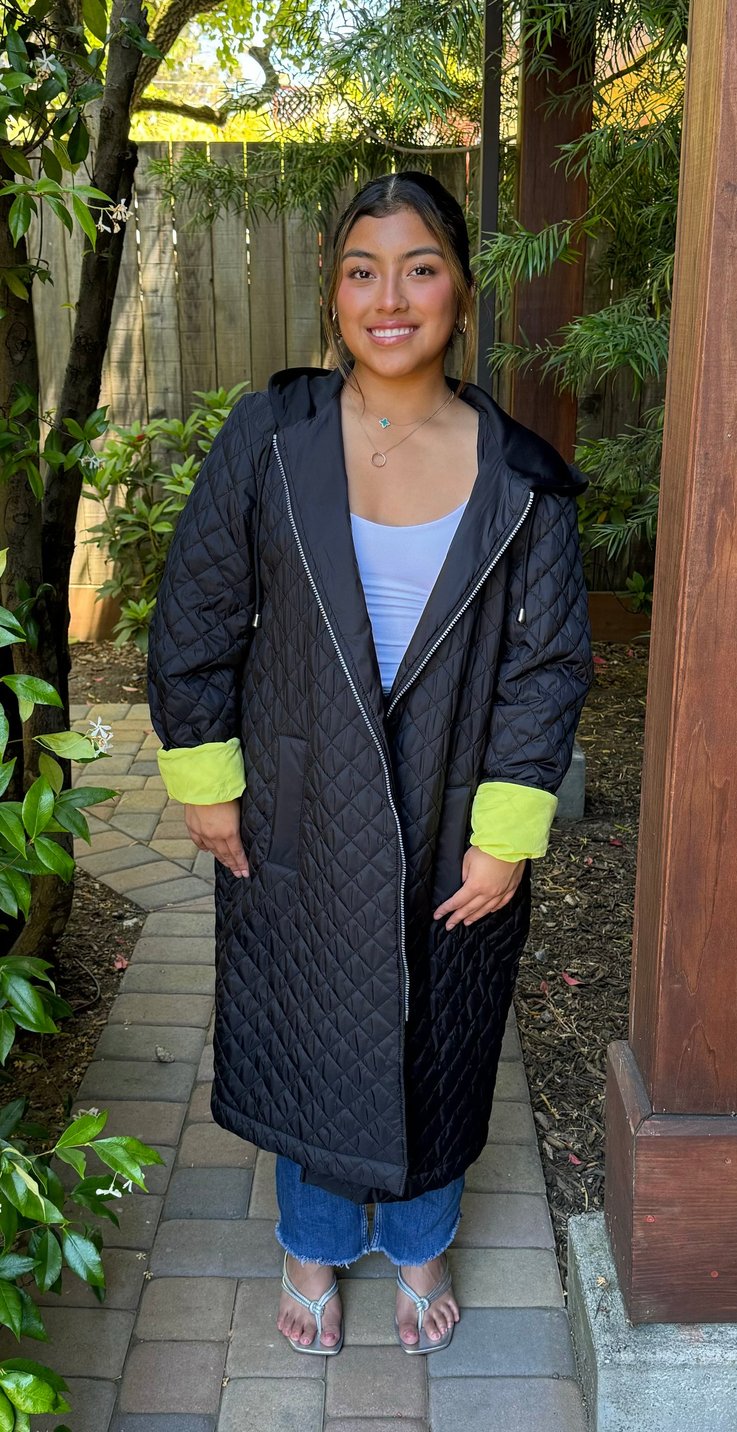 Quilted Coat K5210RJ-373 - Nikki Jones