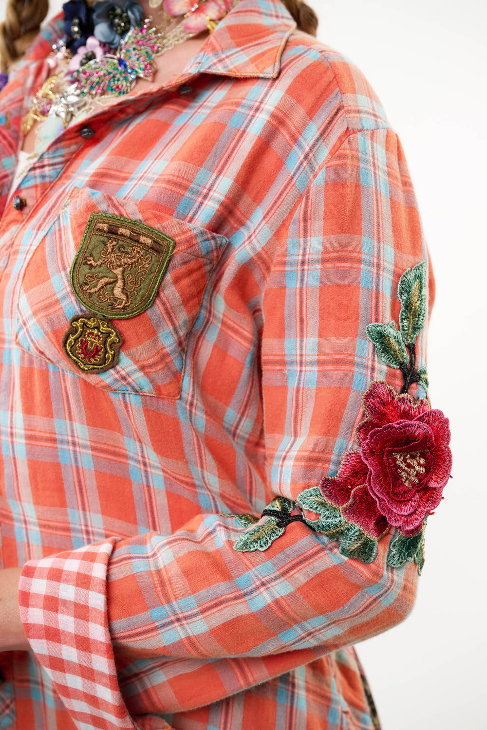 Ellie Plaid Shirt: M