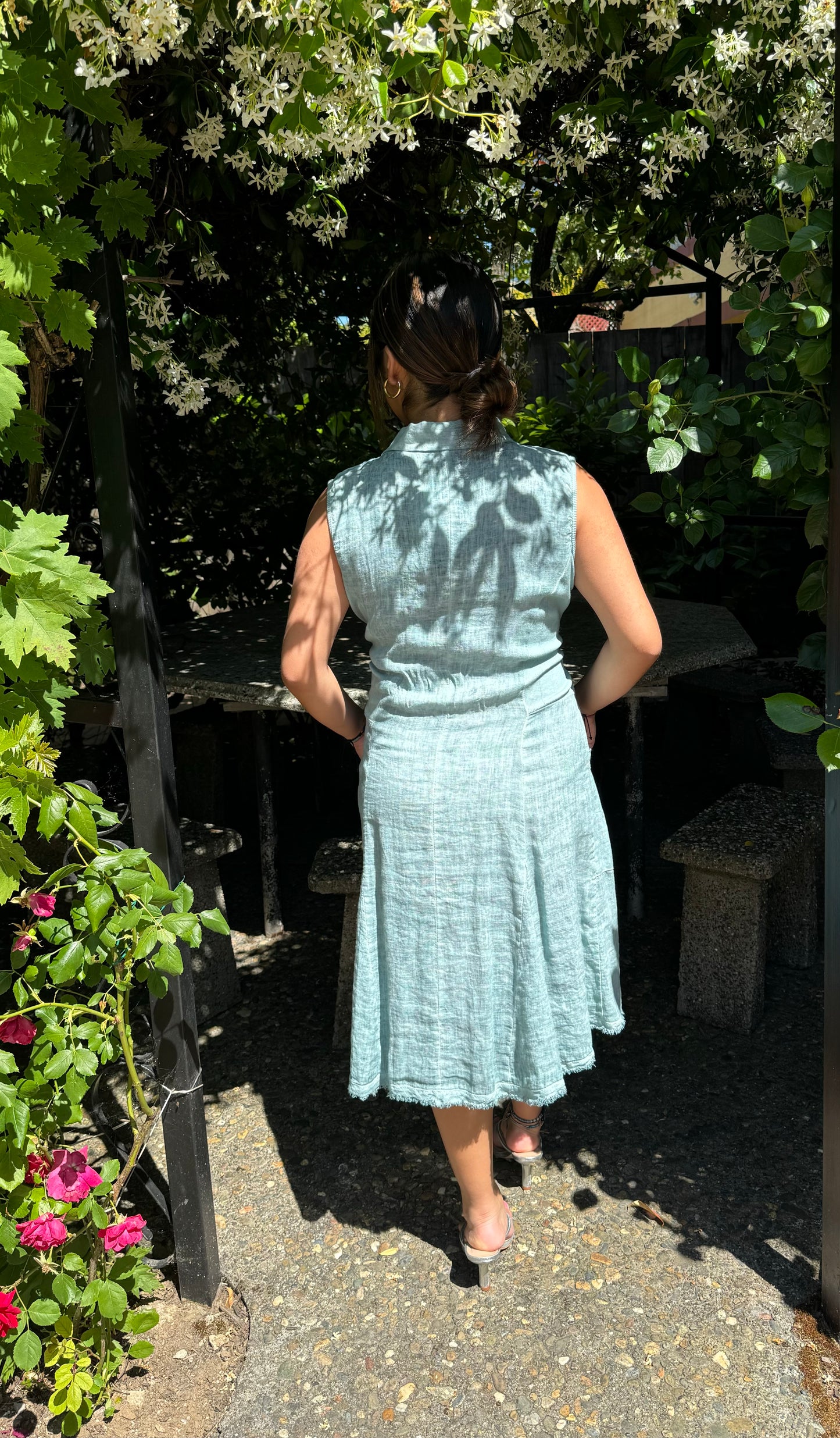 Zippy Linen Dress - INIZIO