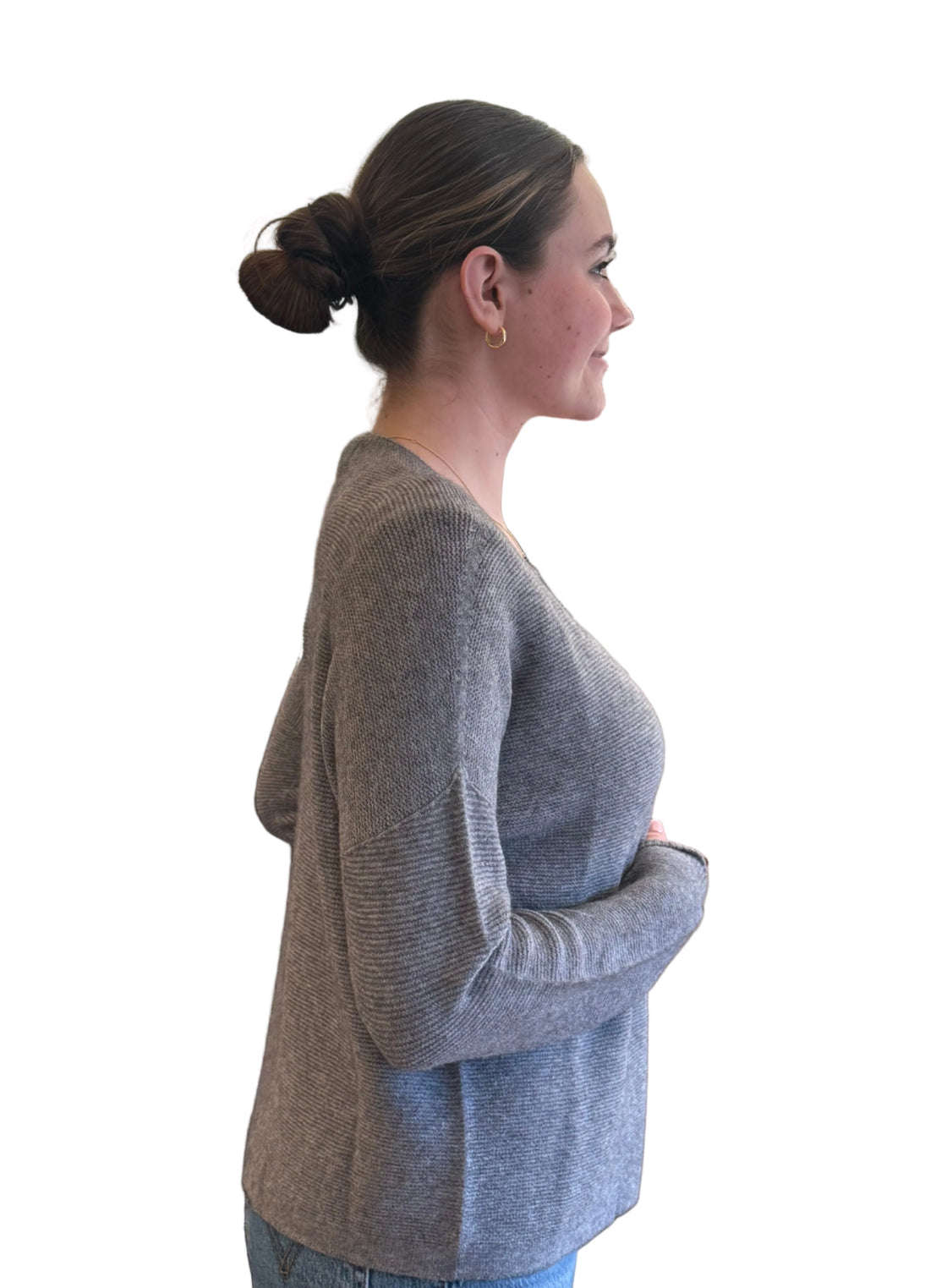 Jenna Fine Rib Round Neck - Amazing Woman