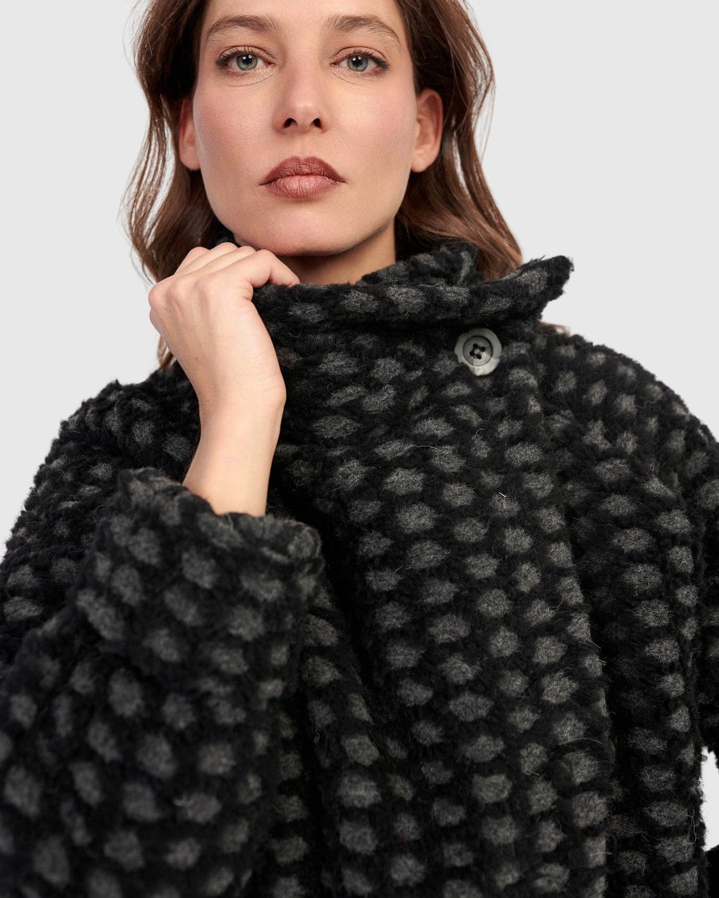 Vesper Cozy Moto Jacket, Net: Net / 1 (US 6-8)
