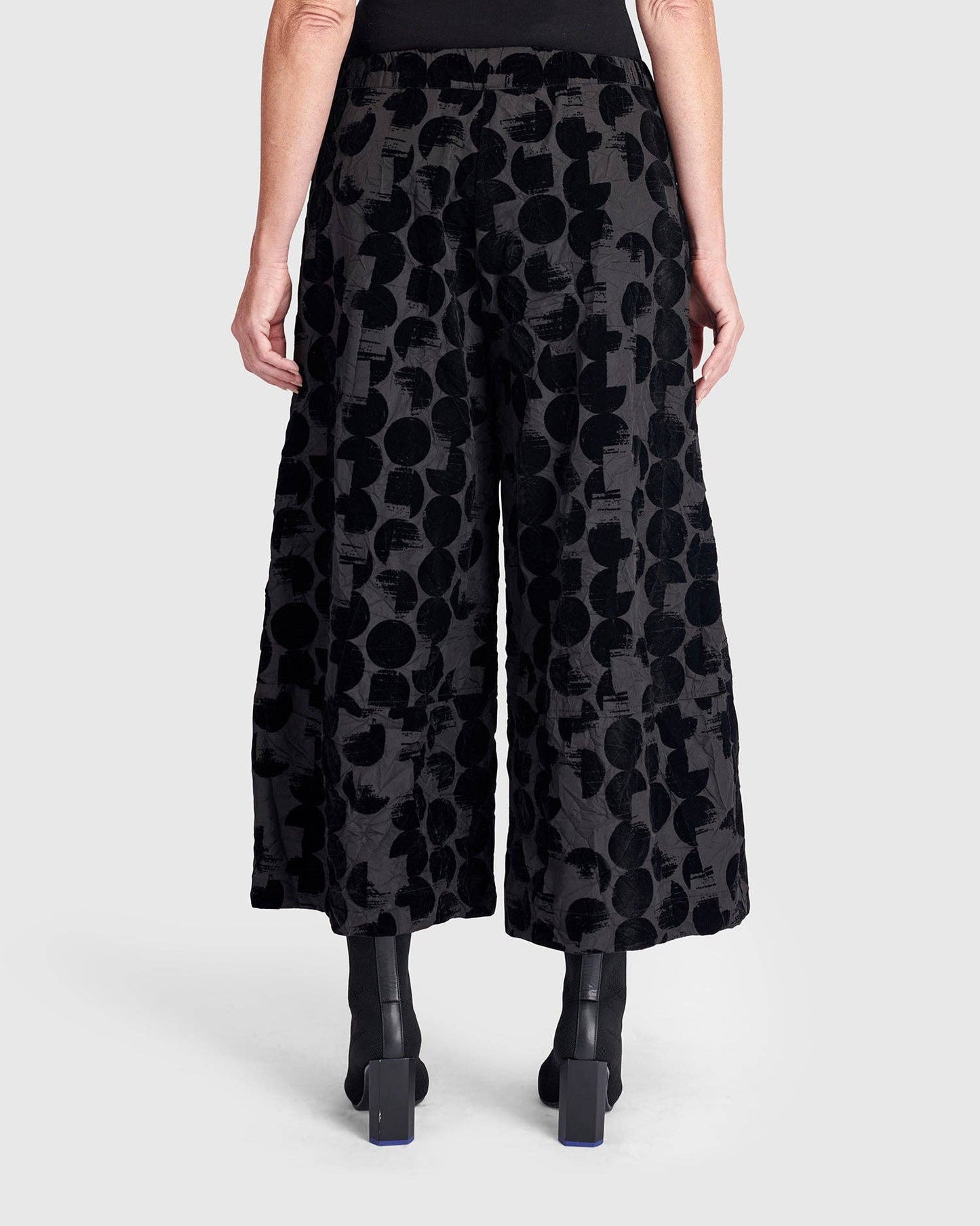 Hematite Wide Leg Pants, Crescent: Crescent / 3 (US 10-12)
