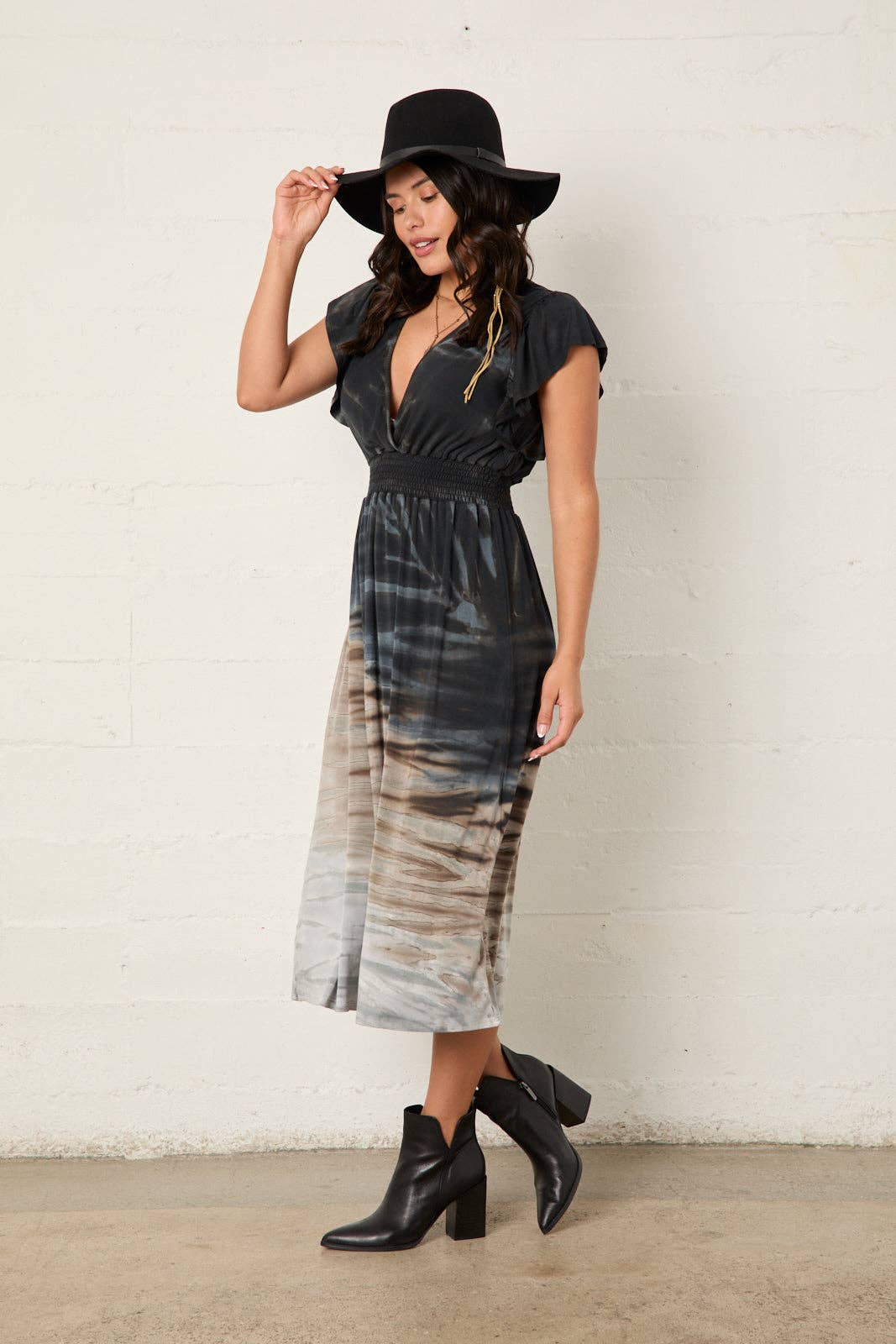 Delilah Dress: Vista / M
