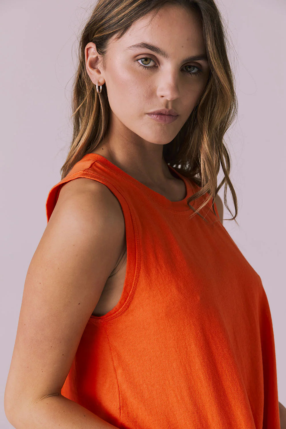 Flouncy Neon Flare Muscle Tank CWA572 - CHASER