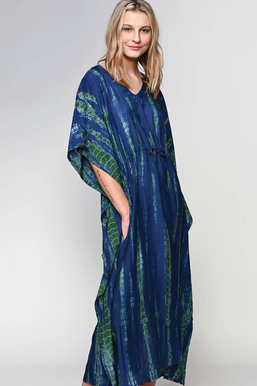 Shibori Caftans - Sevya Handmade