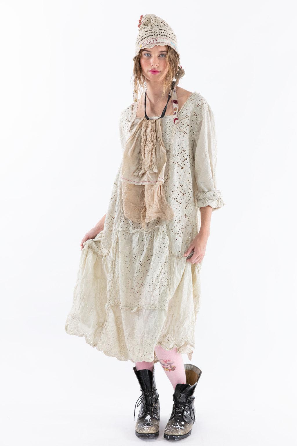 Eyelet Patchwork Helenia Dress 938 - Magnolia Pearl