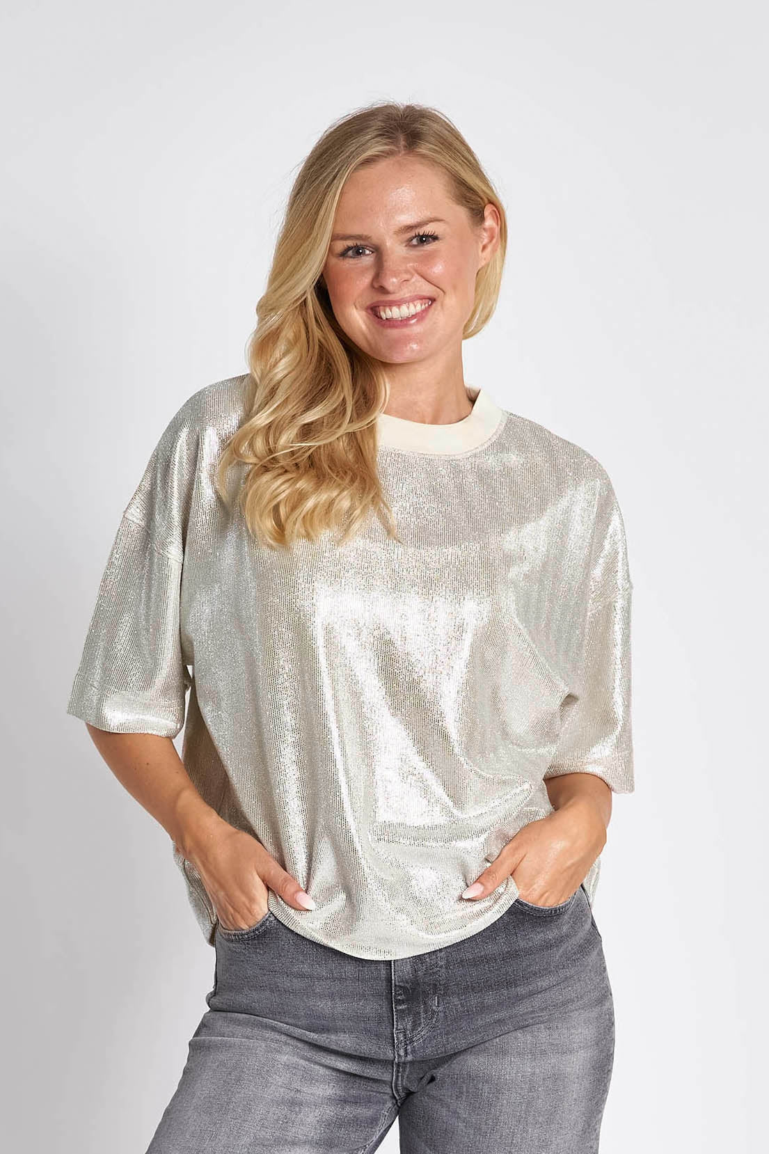ZHROSALIE Metallic Top ZT125730-T221 - ZHRILL