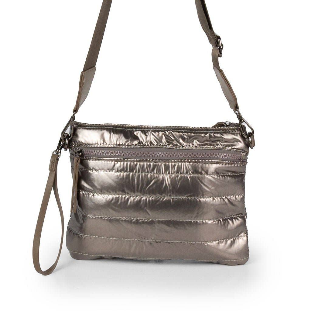 NEW: Delta Puffer Belt/Crossbody Bag - Bronze