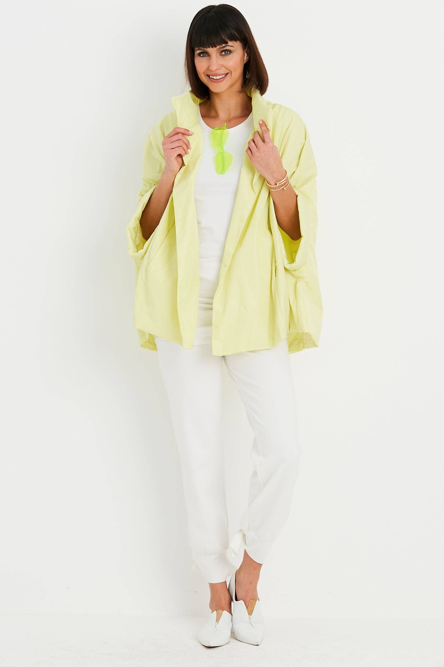 Nylon Chic Cape - Citron: Citron