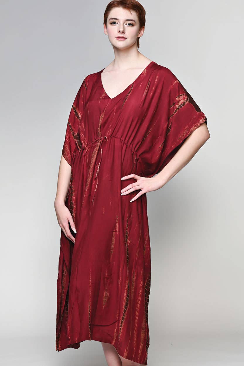 Shibori Caftans - Sevya Handmade