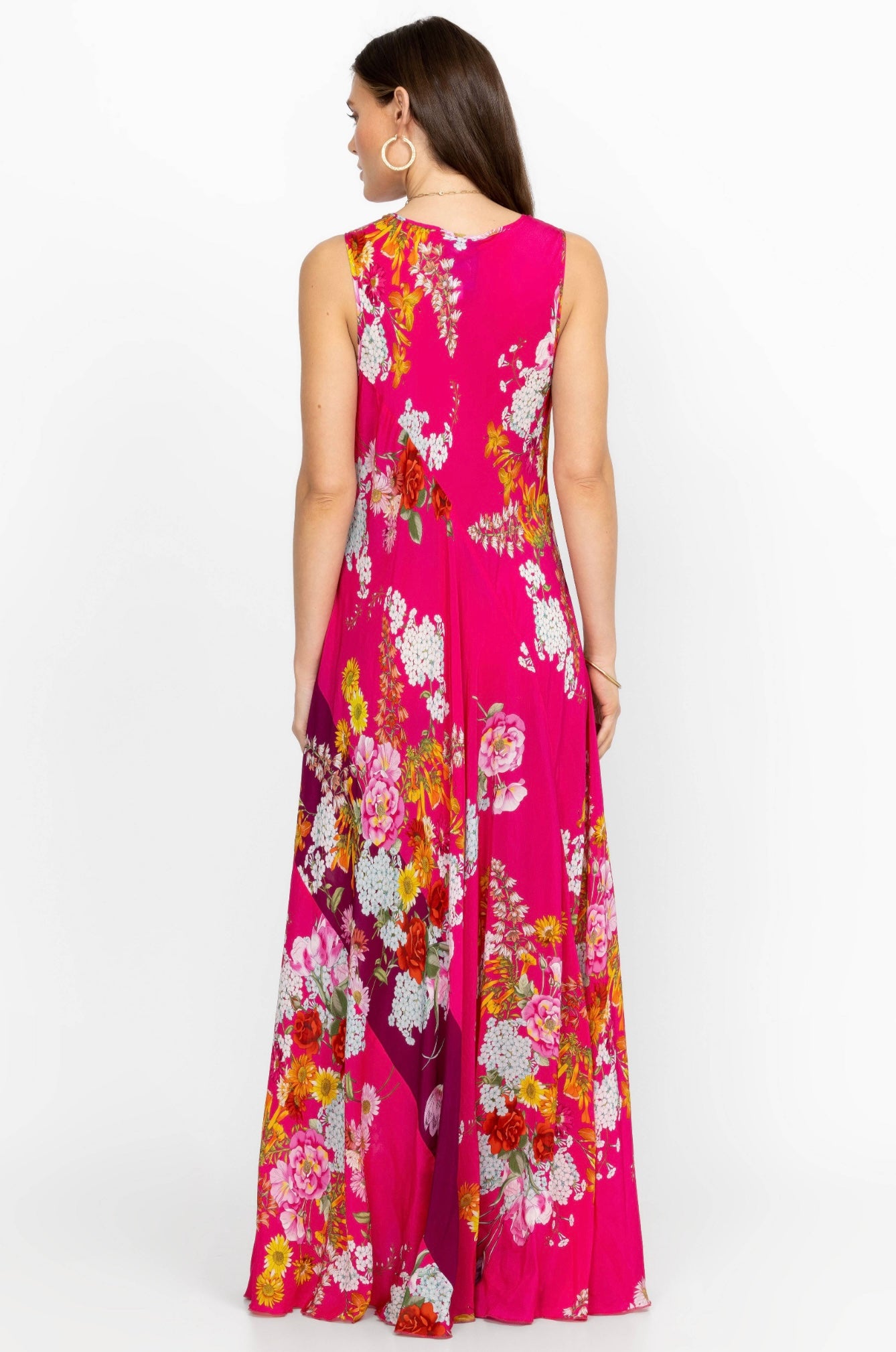 Golden Bouquet Bias Dress C36423B3 - Johnny Was