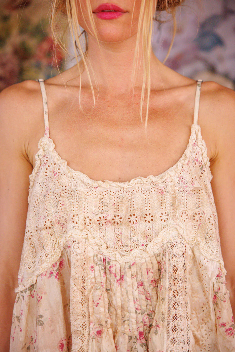 Eyelet Esti Tank 361 - Magnolia Pearl