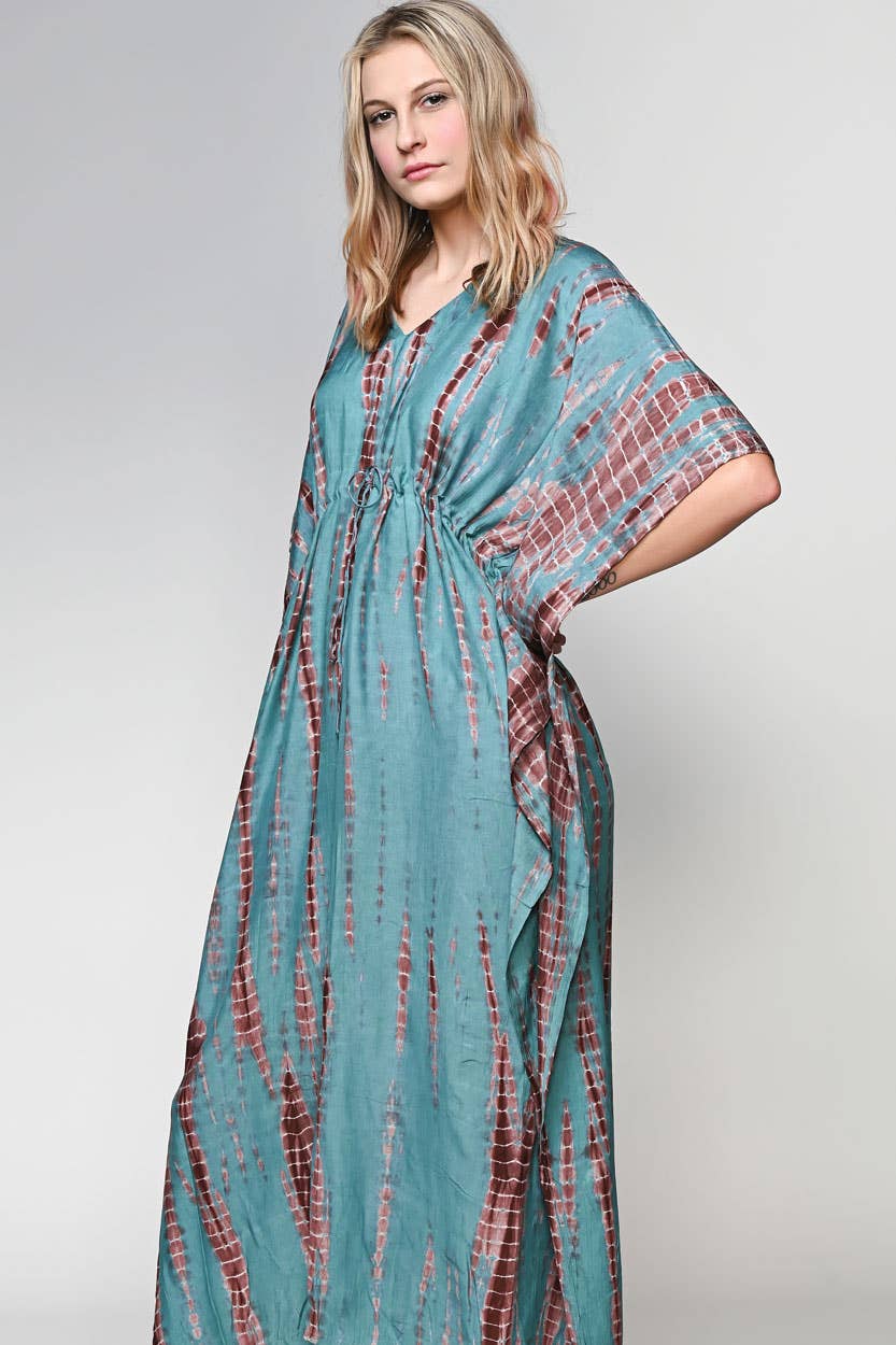 Shibori Caftans - Sevya Handmade