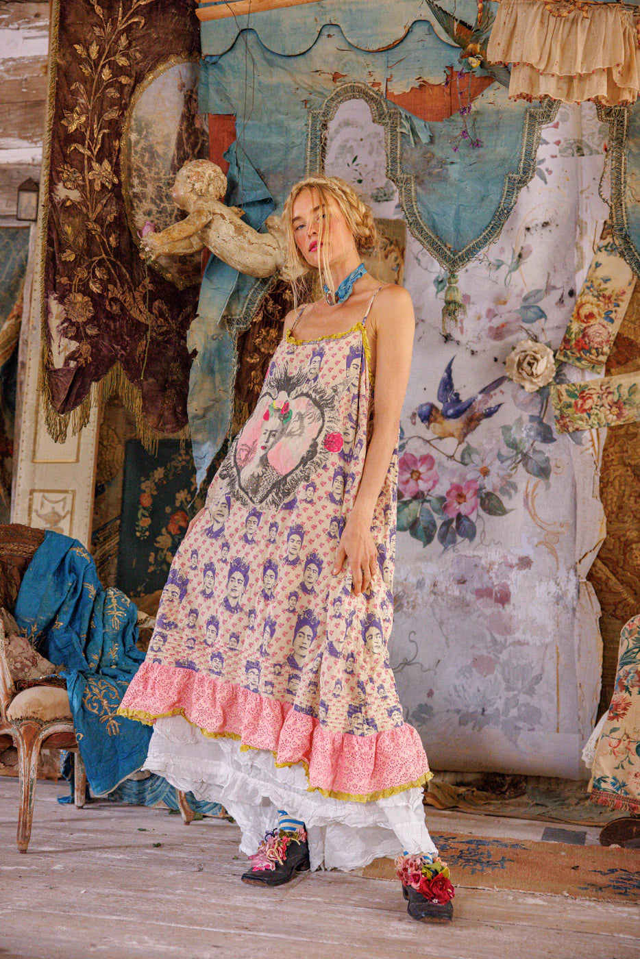 Frida Corazón Llameante Clementine Slip 197 - Magnolia Pearl