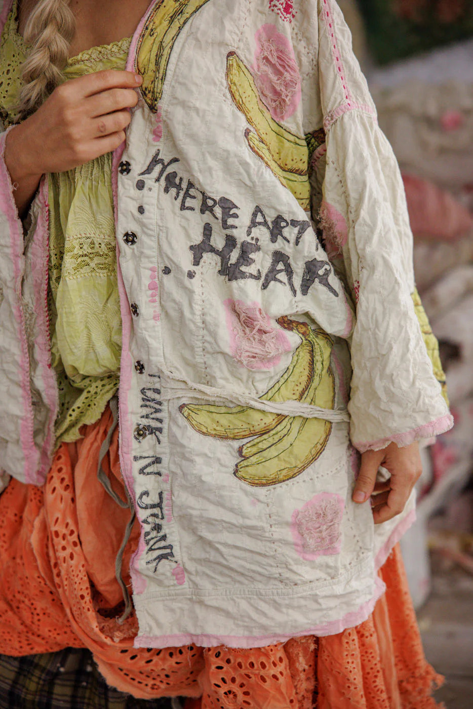 Banana Funk N’ Junk Kimono 1322 - Magnolia Pearl