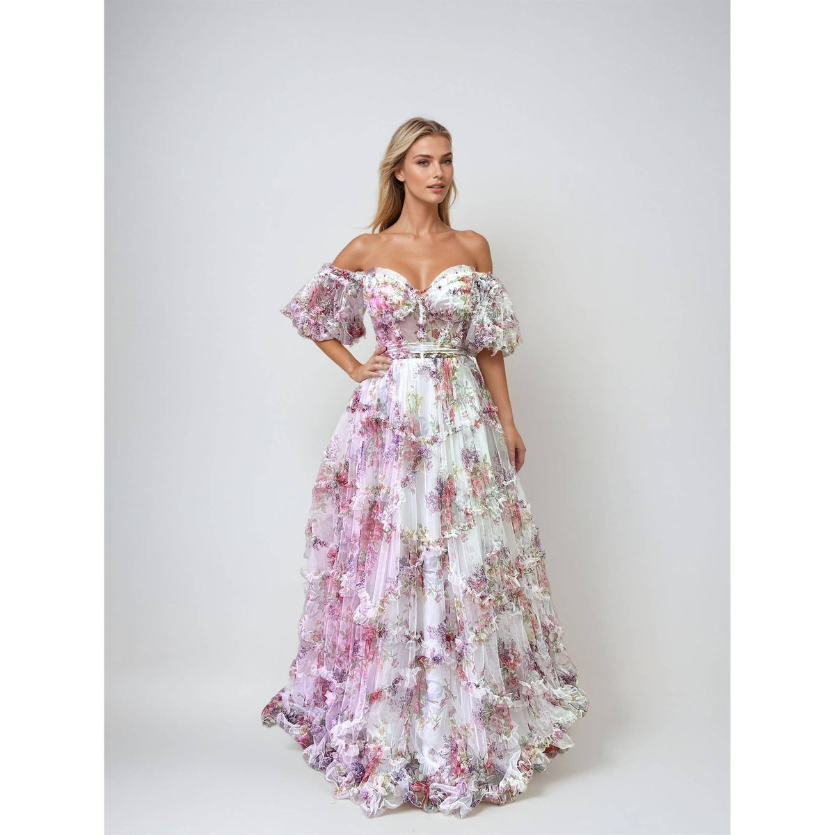 JT2887C THIS FLOOR-LENGTH GOWN IS A PERFECT BLEND OF ELEGANC: BLUE / 8