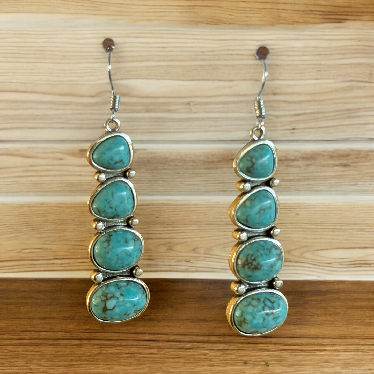 Turquoise Cascade Earring