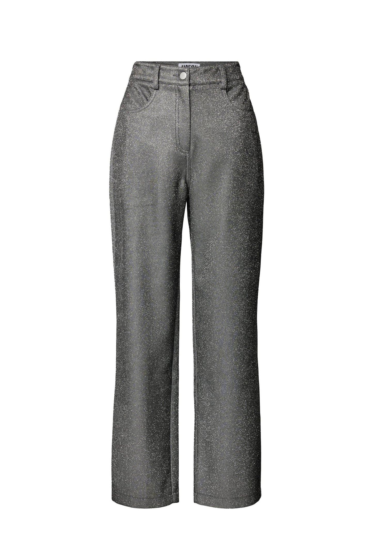 Ezra Glitter Oversized Blazer: Silver / L