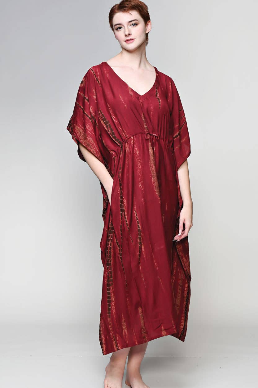 Shibori Caftans - Sevya Handmade