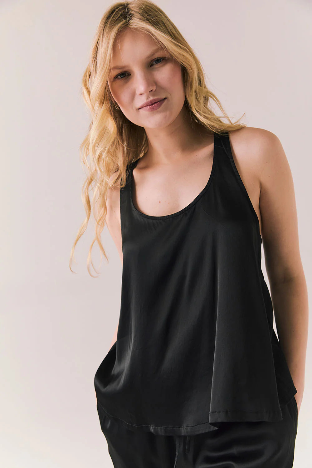 Rory True Black Tank Top CWA641 - CHASER