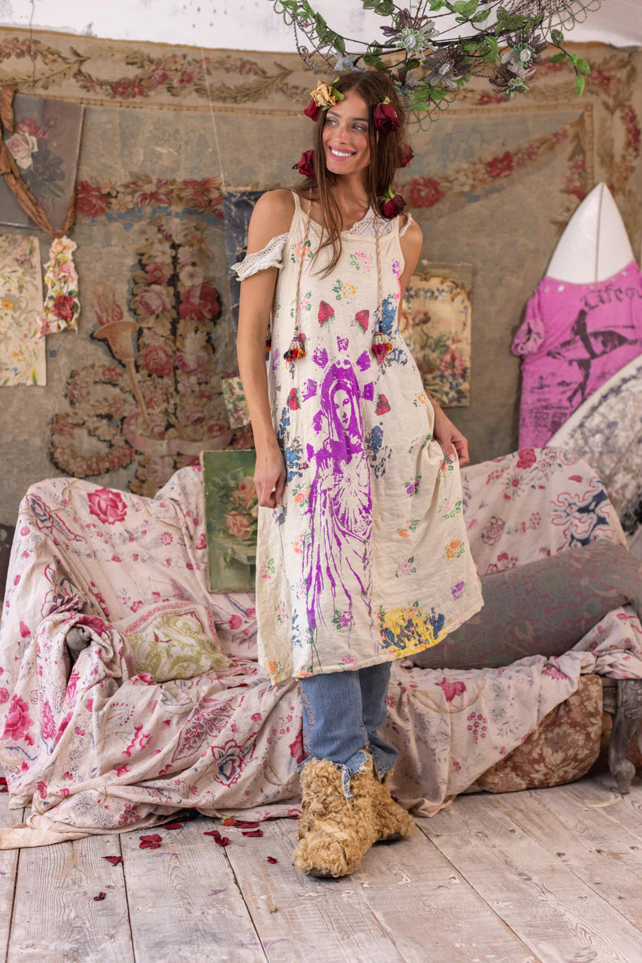 Paola Lana Tank Dress 1266 - Magnolia Pearl