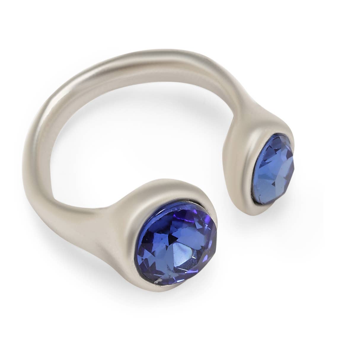 Handmade Brass Ring In Silver Plated - NR6112