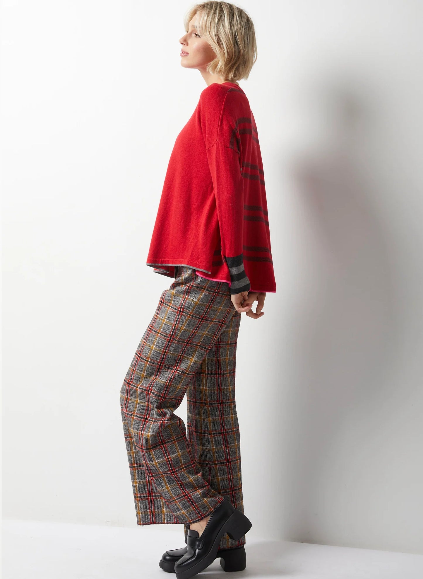 Birdseye Trim Sweater ZP6332U - Zaket & Plover