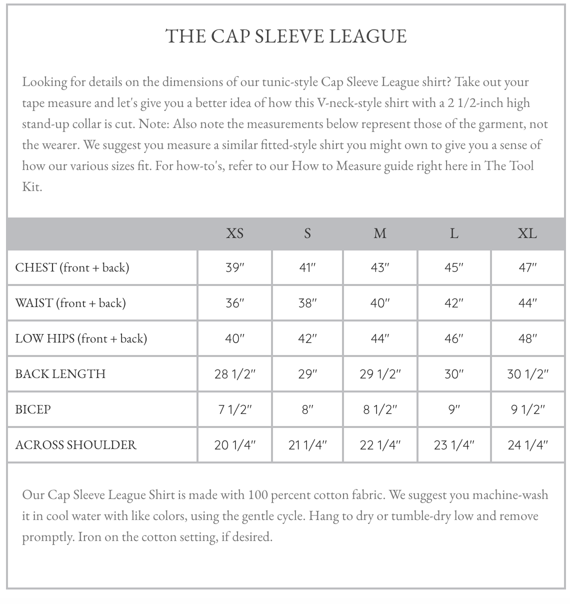 The Cap Sleeve League
