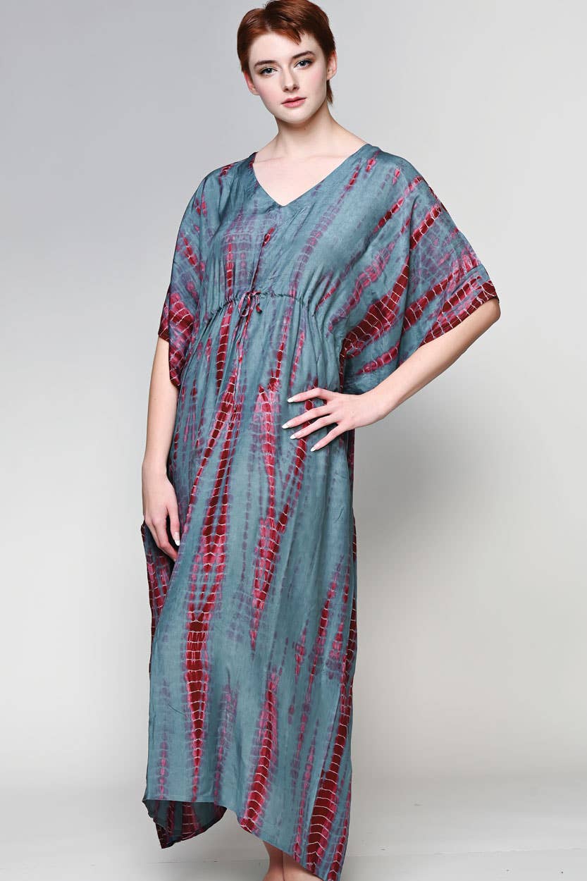 Shibori Caftans - Sevya Handmade