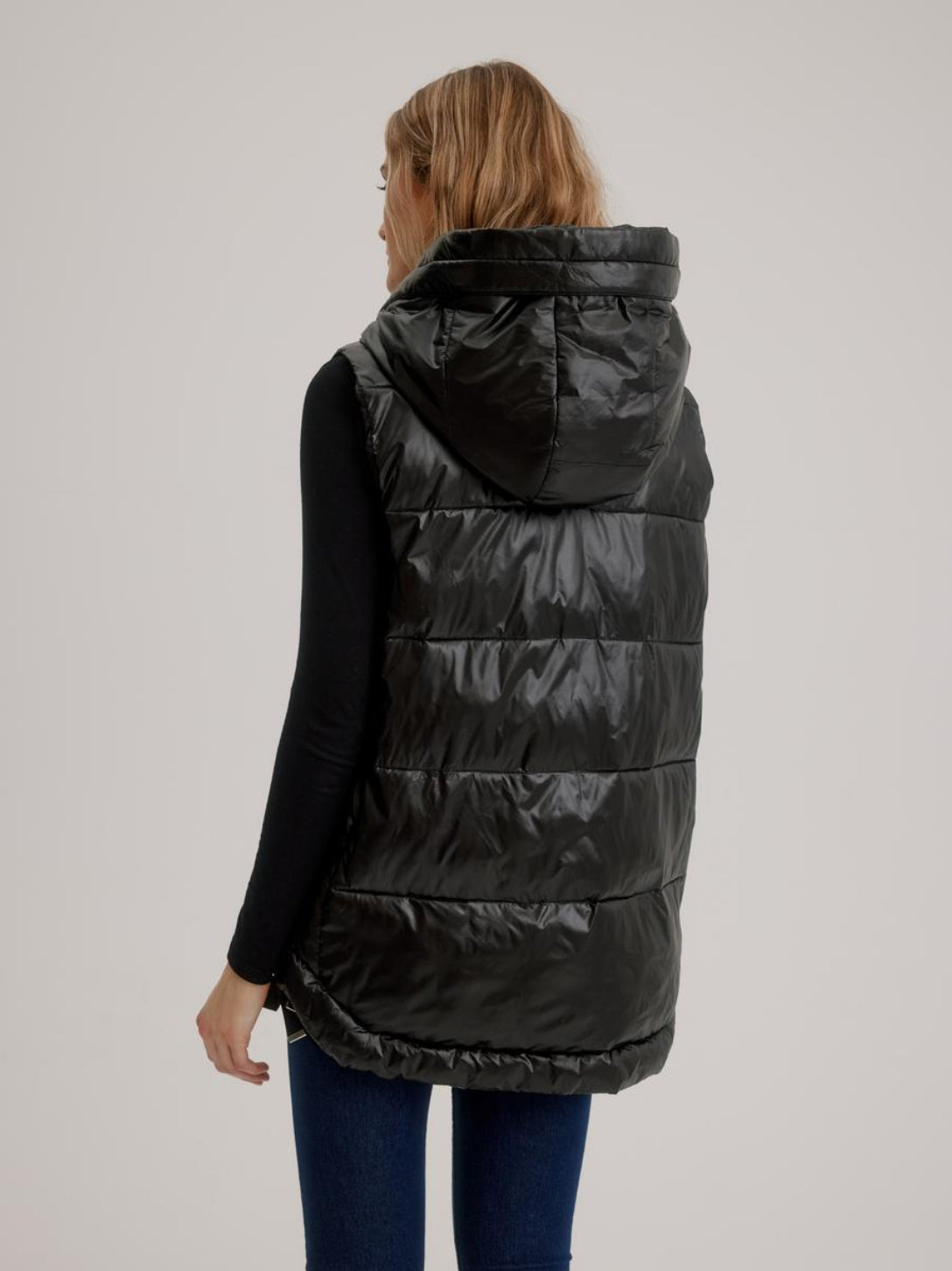 Hooded Vest K5340RK-213 - Nikki Jones