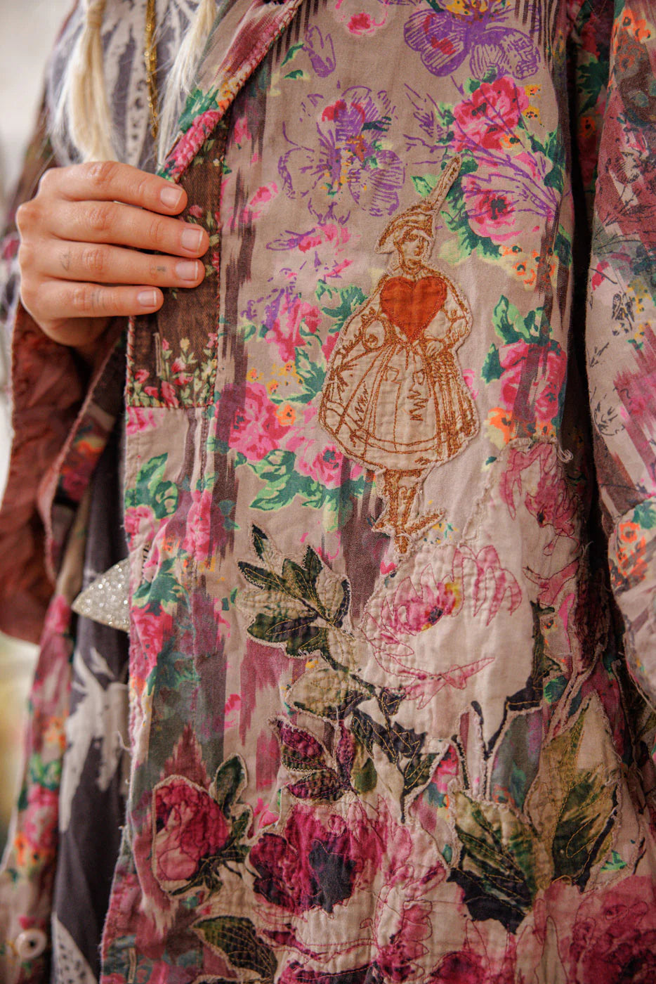 Appliqué Cyrene Coat 1122 - Magnolia Pearl