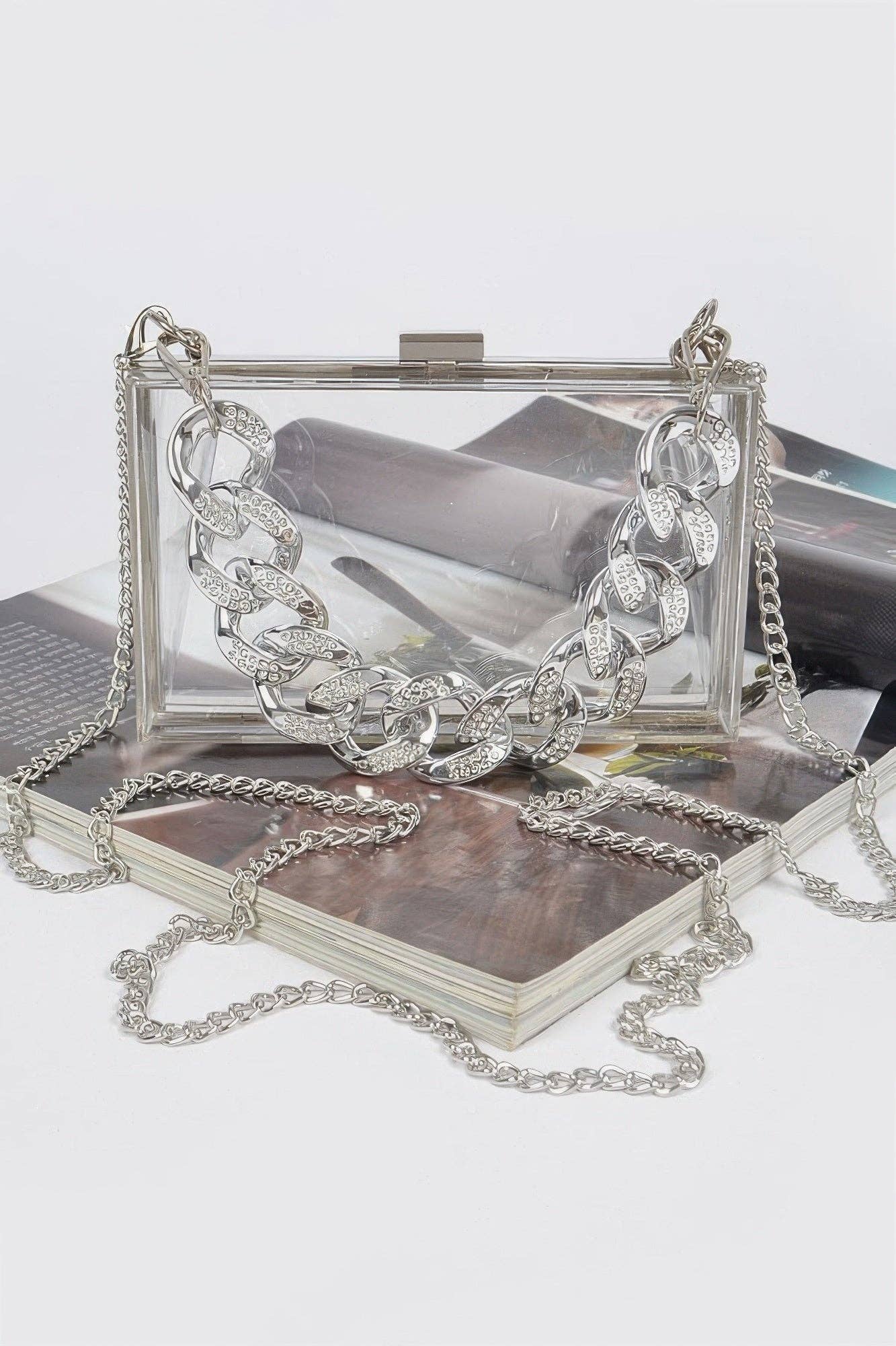 HANDBAG women's BYMANYC ® New York New Collection CHELSEA: Clear Gold