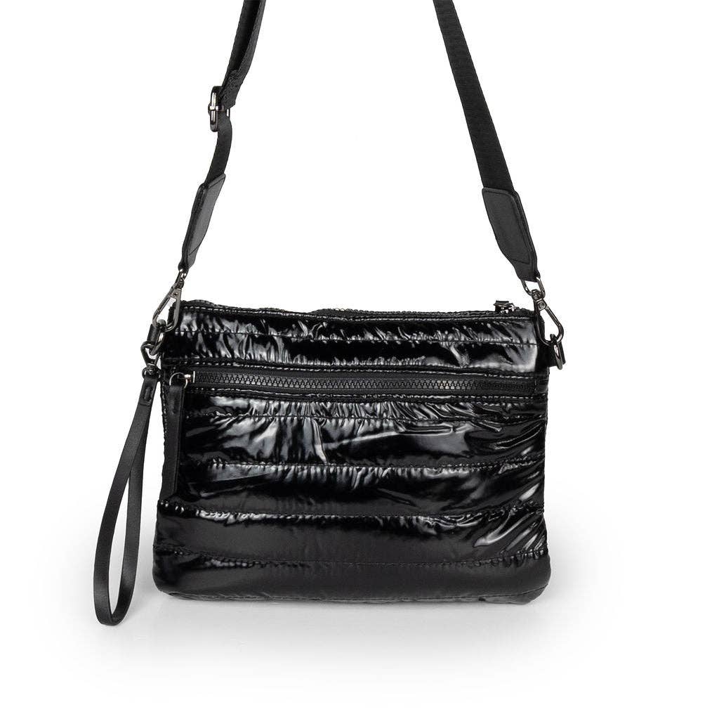 NEW: Delta Puffer Belt/Crossbody Bag - Black
